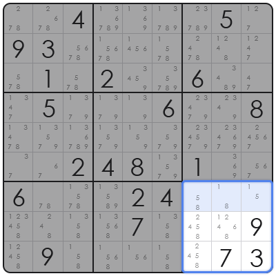 sudoku hidden singles method